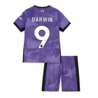 Liverpool Darwin Nunez #9 Fußballbekleidung 3rd trikot Kinder 2023-24 Kurzarm (+ kurze hosen)